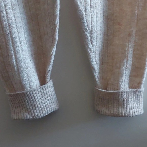 Free People Intimately Free knit Around The Clock Joggers Pants S Oatmeal - Picture 4 of 10